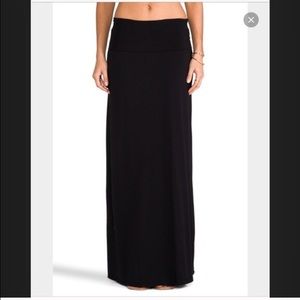 Gap black maxi skirt